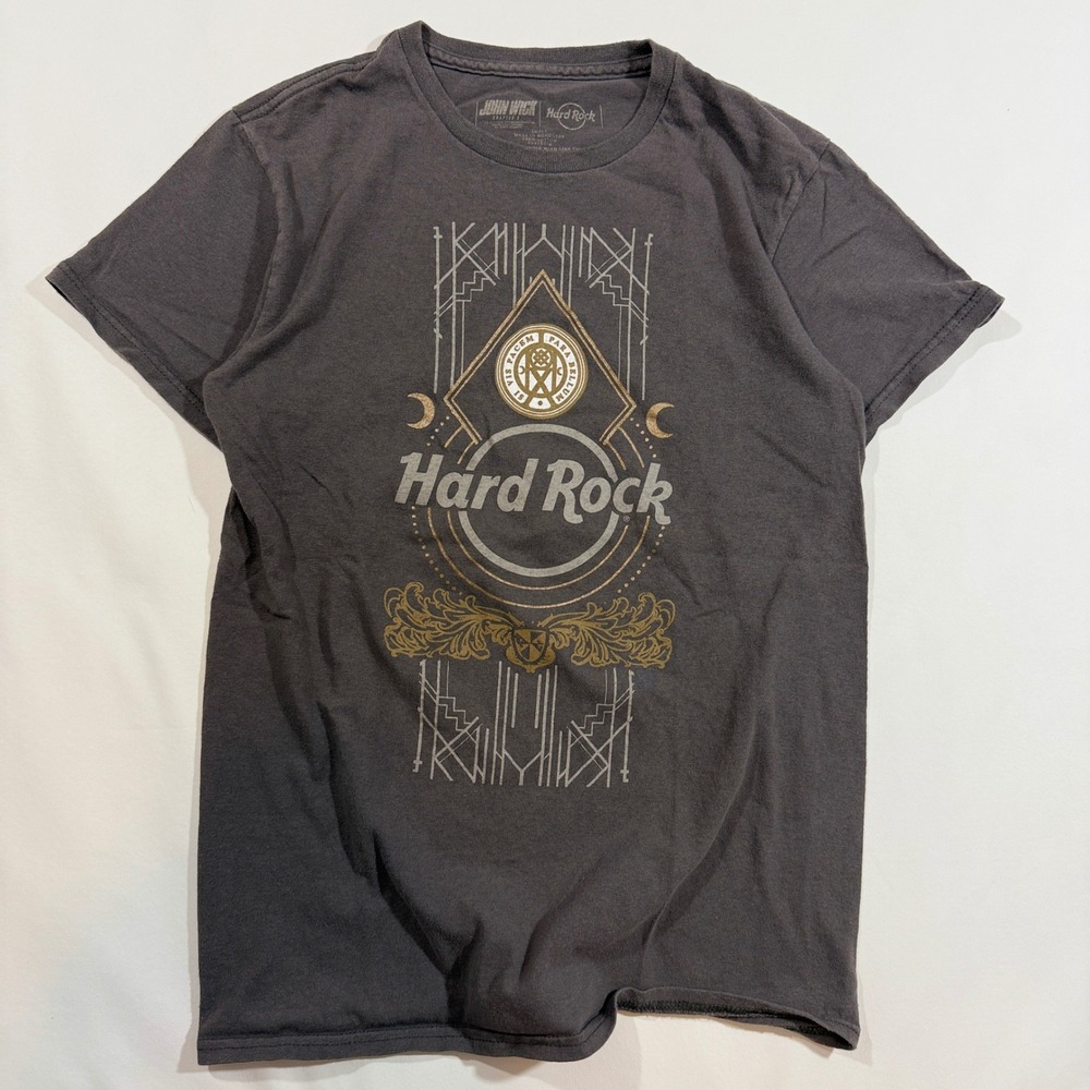 Hard Rock John Wick Chapter 4 T-Shirt Men Small Gray The High Table 2023 Promo